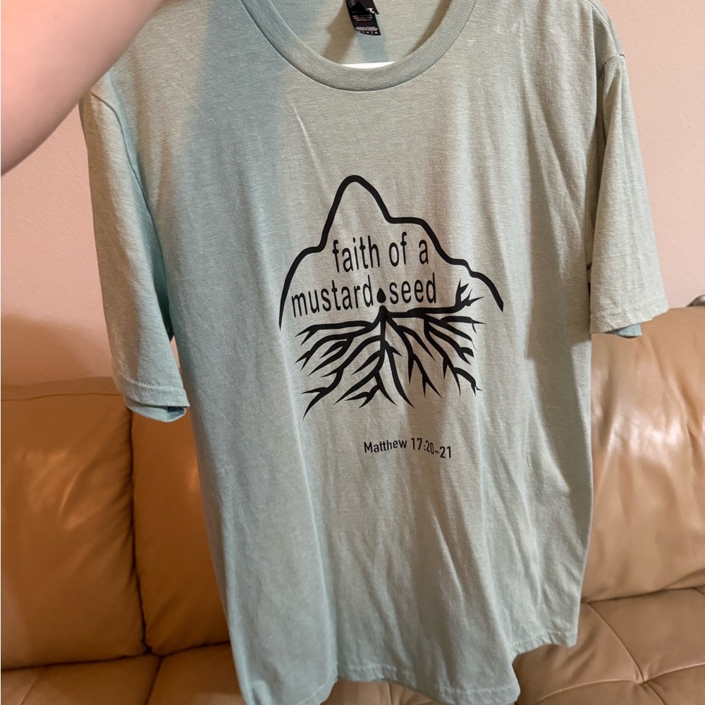 Green Faith of a Mustard Seed Tee